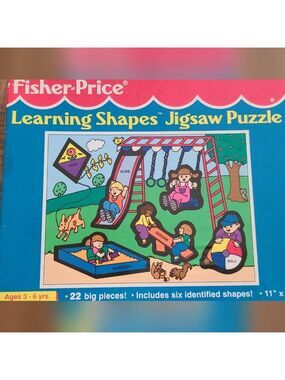 Vintage 1993 Fisher-Price Puzzle 22 Pieces Ages 3-6